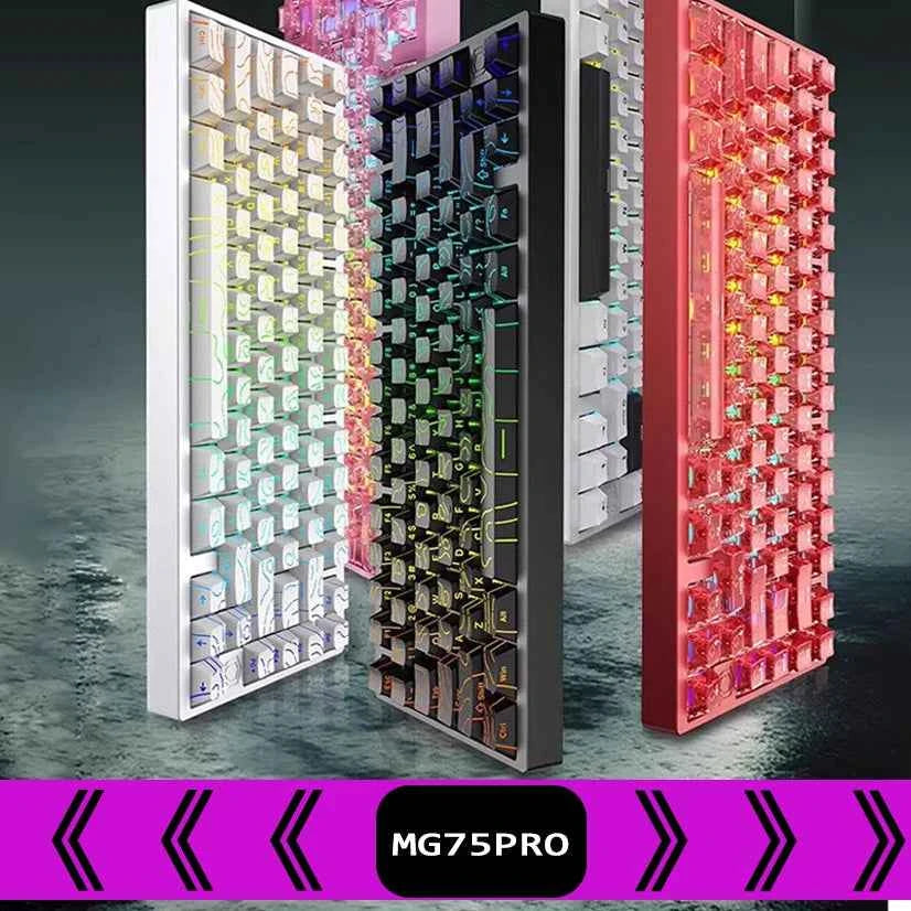 IROK MG75 PRO Mechanical Keyboard Magnetic Switch Hot Swap Aluminum RT0.005 RGB 81 Keys Custom Keyboard PC Gamer Accessory Gifts