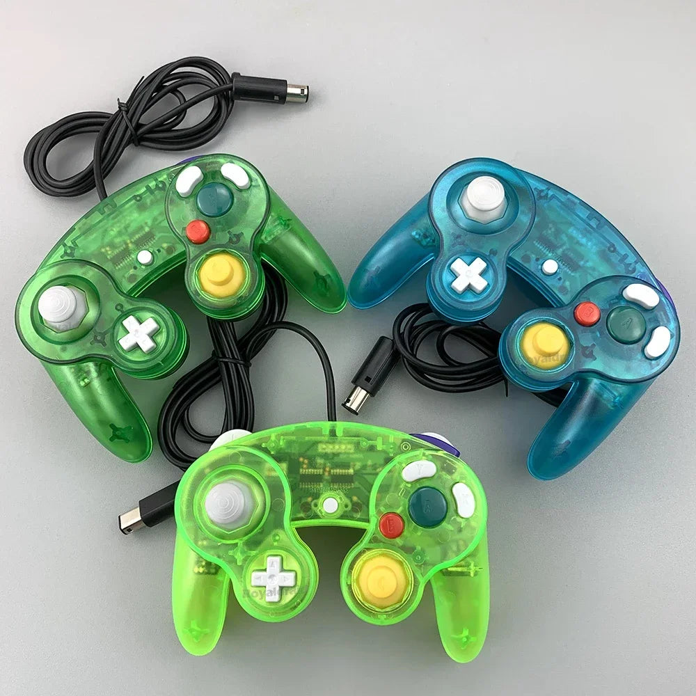 Multi-Colors Wired Gamepad For NGC Console Joypad Controller For GameCube NGC Classic Joystick Retro Game Console Gamepad Access