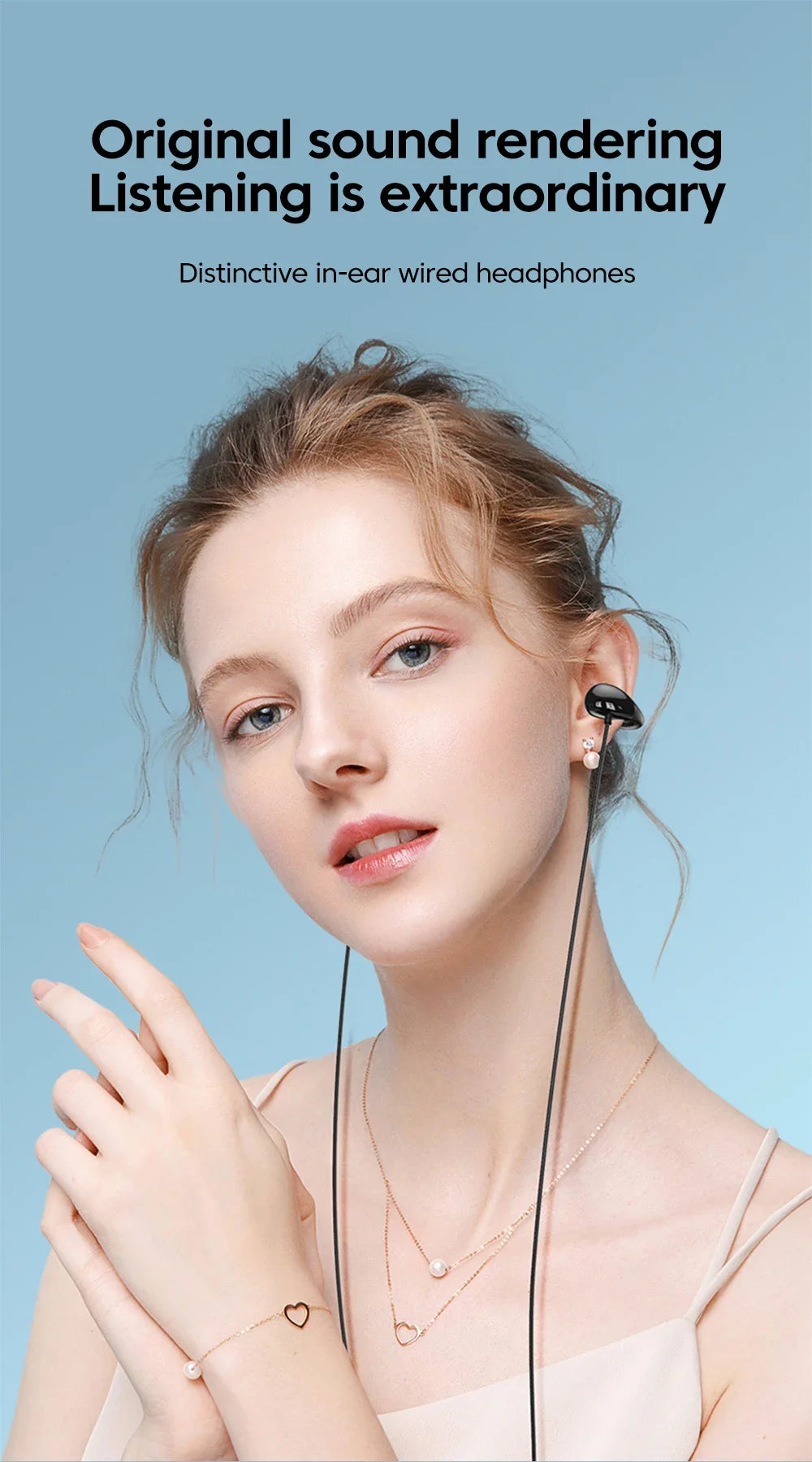Type C Over-ear Wired Headphones With 3.5mm Ear Clips Non-inferior Earphones Wireless Control With Microphone Limited Editio