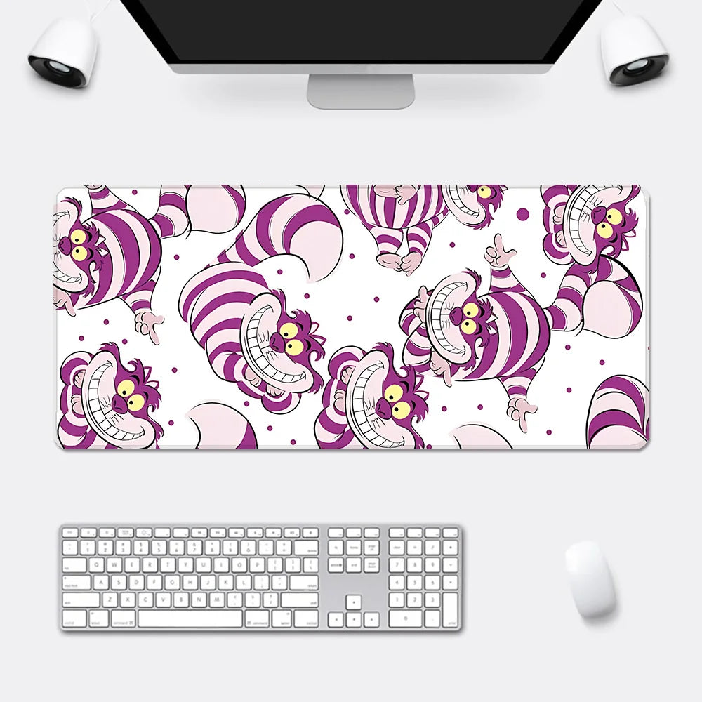Cartoon Alice in Wonderland Mousepad HD Printing Computer Gamers Locking Edge Non-slip Mouse Pad XXL90x40cm Keyboard PC Desk Pad