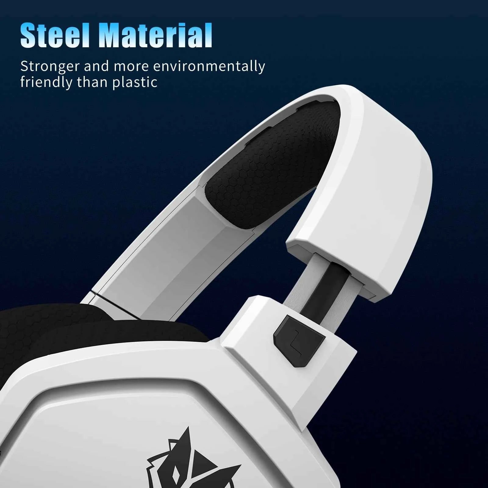 NUBWO G06 Wireless Gaming Headset – 2.4G & Bluetooth Headphones with Mic, 5ms Low Latency, 7.1 Surround Sound for PC, PS4 & PS5.