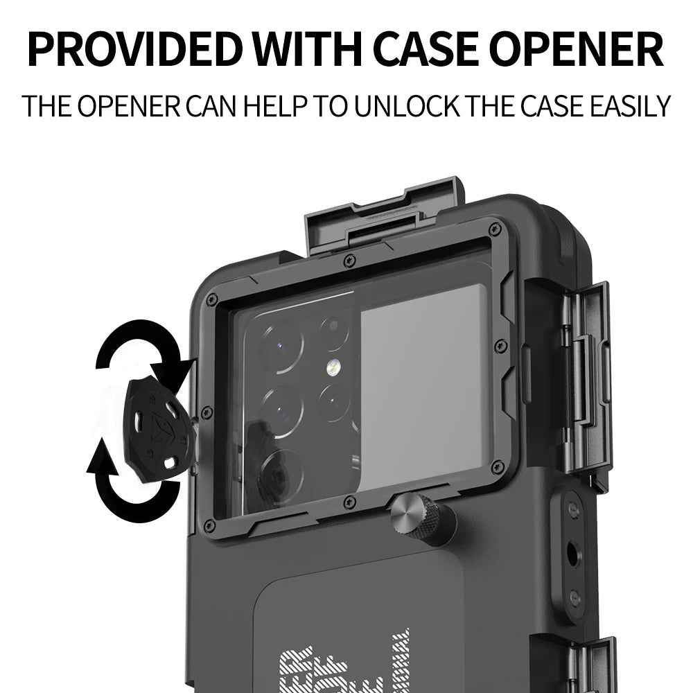 IP68 Professional Waterproof Diving Phone Case, 6.9-inch Universal, Compatible with Apple, Samsung, Google, Huawei, Xiaomi, Vivo