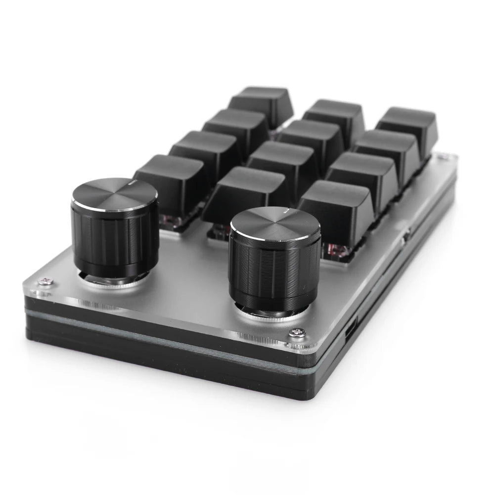 USB Custom Keyboard Volume Button Knob Programming Macro Gaming Hotswap Keypad Mechanical Red Switch Keyboard 3/9/12 Key