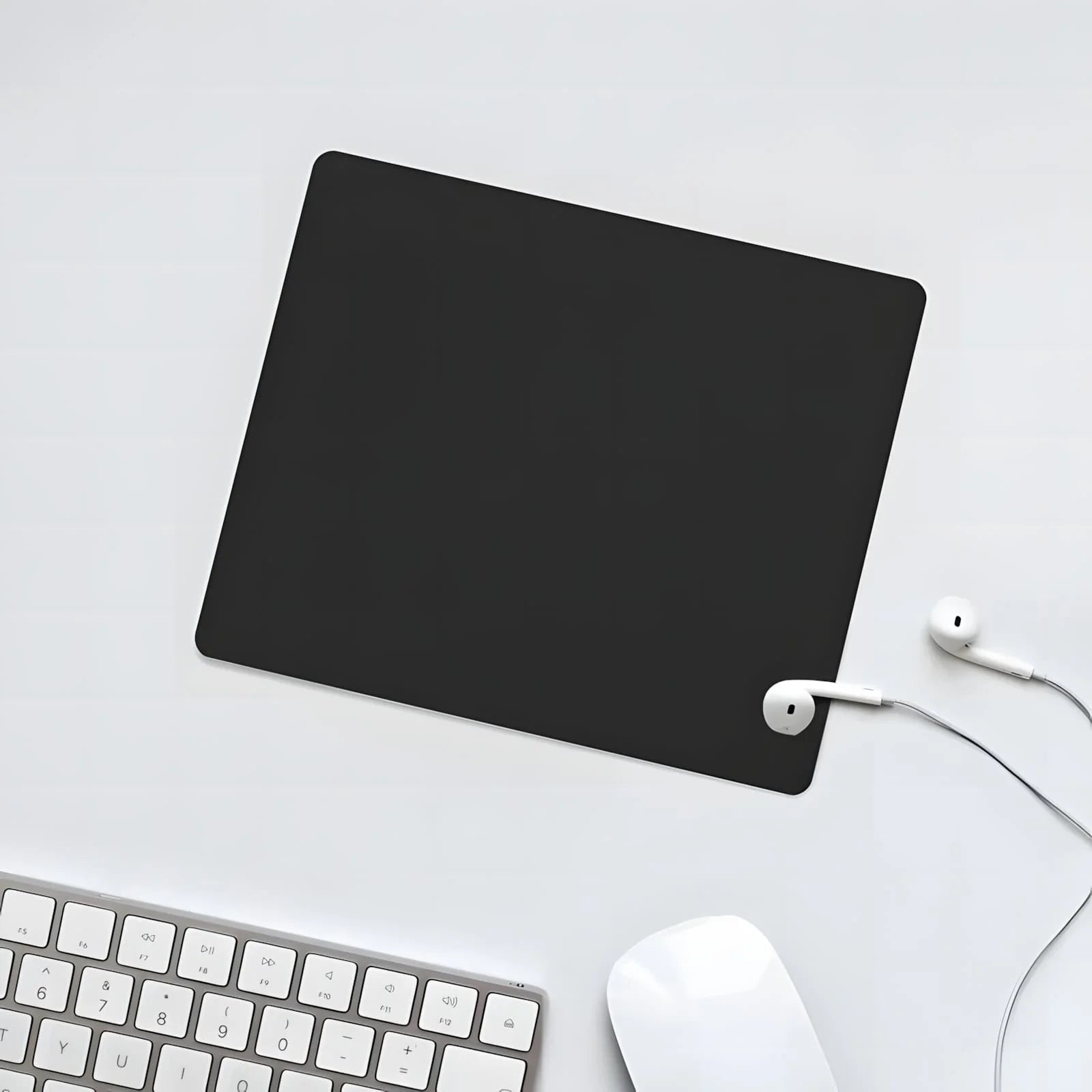 Ultra Smooth Fabric Gaming Mousepad XXL Black Desk Mat For Computer