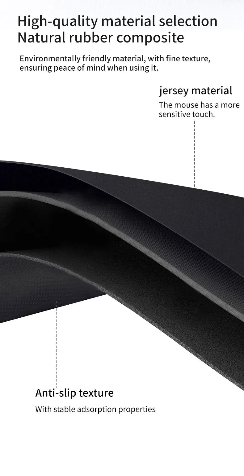 Lenovo E-Sports Gaming Extra-Thick Gaming Mouse Pad Portable Office Keyboard Desk Protector Computer Stain-Resistant Desk Pad