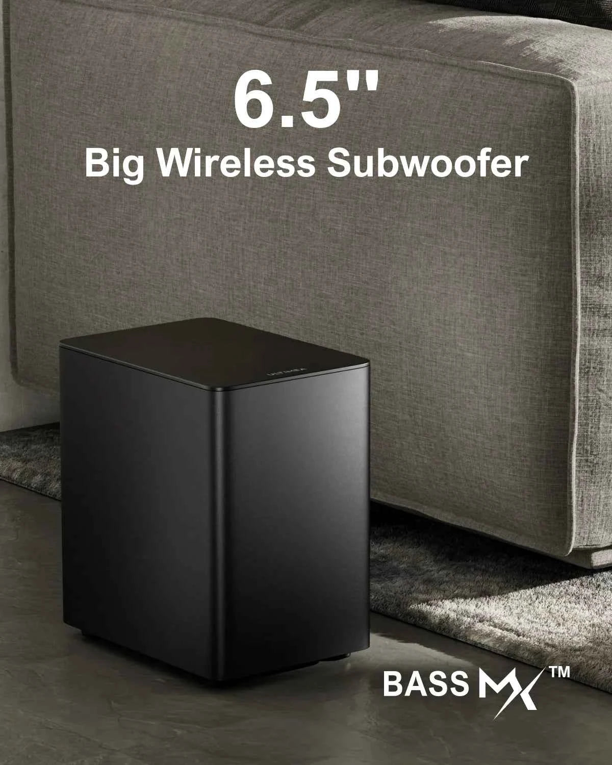 ULTIMEA Poseidon D80 7.1Ch Dolby Atmos Soundbar with Wireless Subwoofer & Smart App Control – 460W Home Theater System