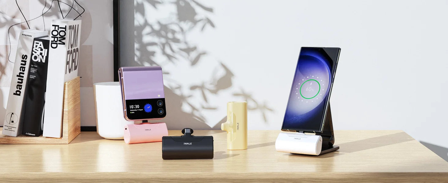 iWALK 4500mAh TYPE - C Capsule Powerbank: Fast - charge for iPhone 15/16, Samsung S24/S23 & Android. Portable & compact.