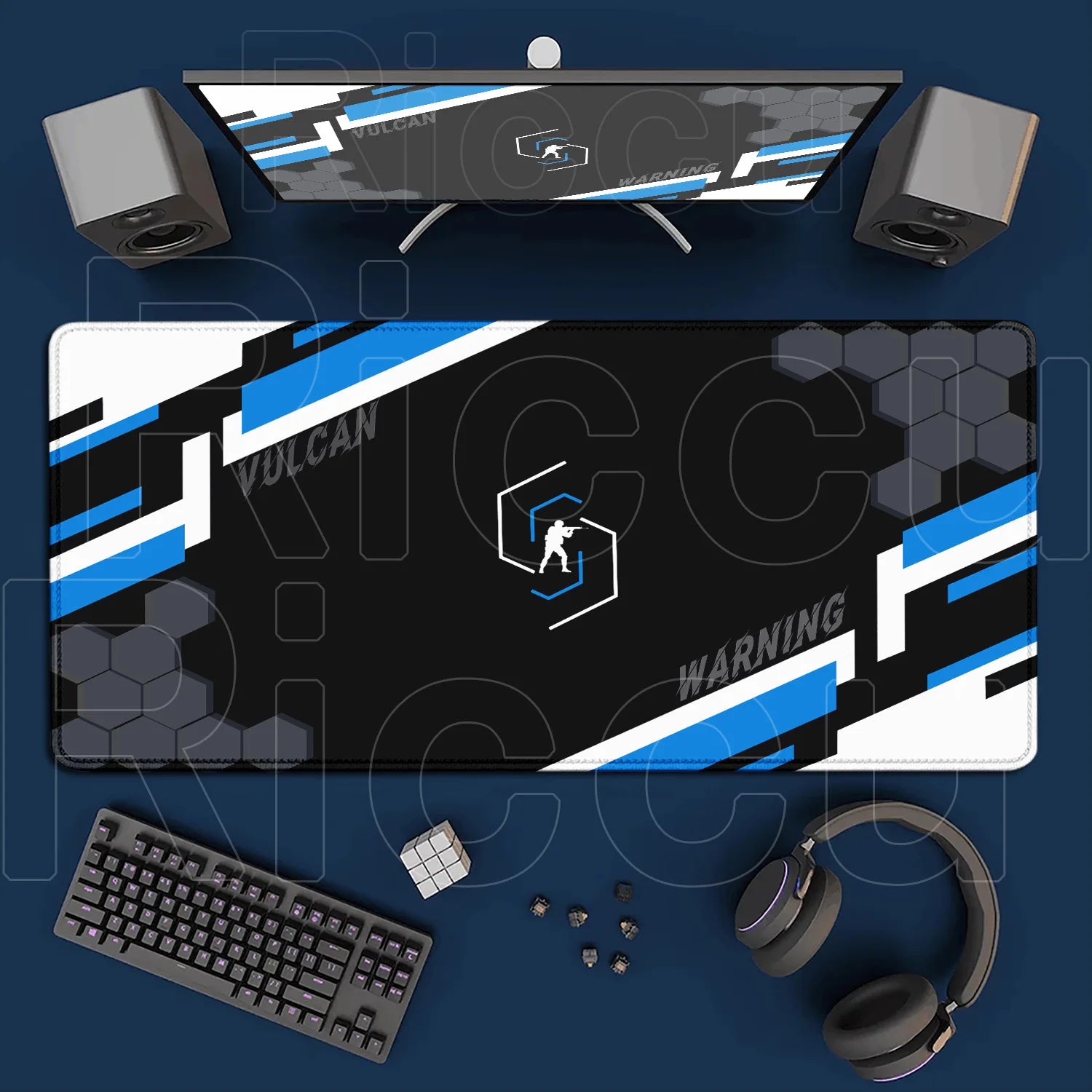 Cartoon Mouse Pad Pink CSGO Print Stream Gamer Mousepad 400x900mm Antislip Keyboard Mouse Mats Rubber Deskmat Gaming Accessories