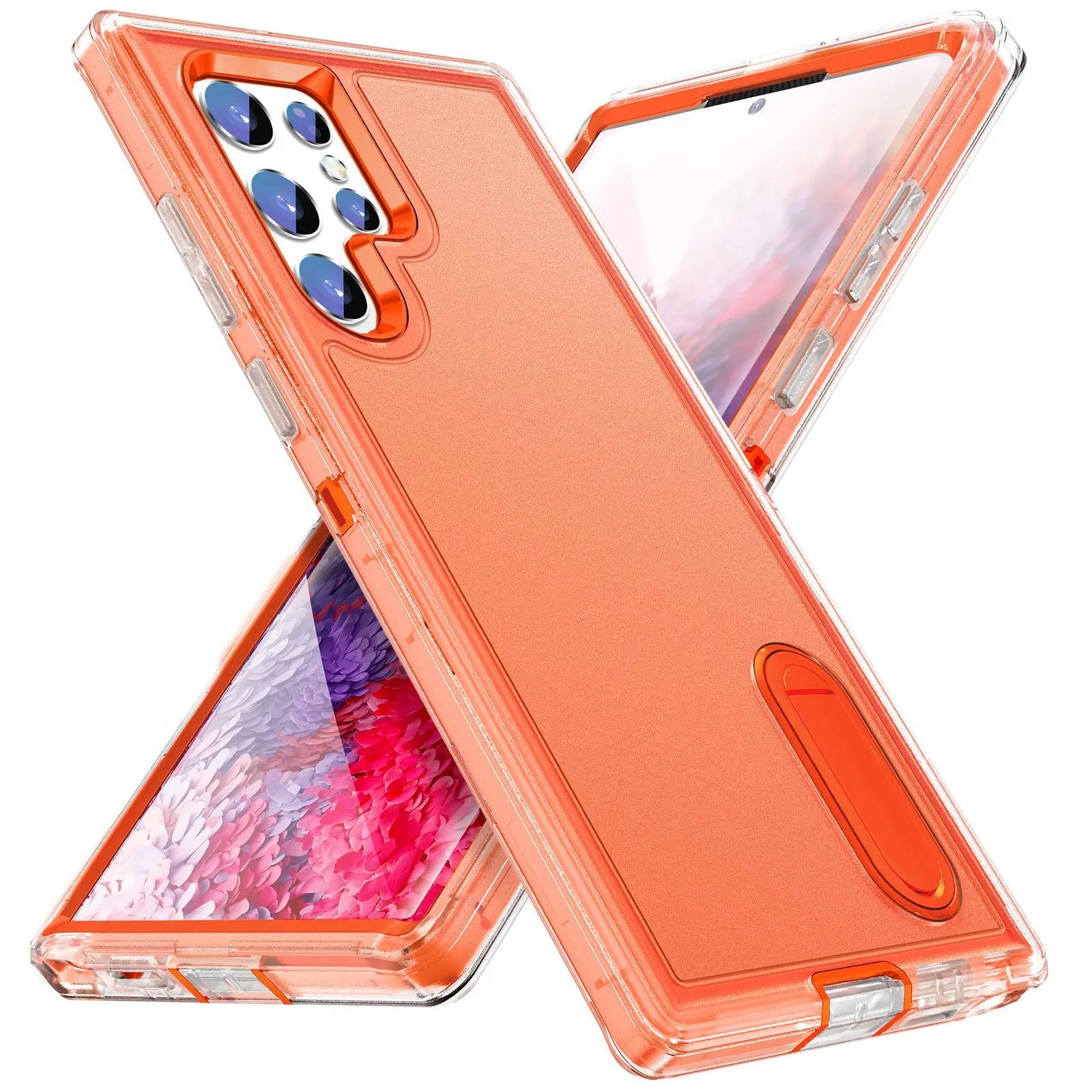 Case For Samsung Galaxy S26 Ultra S25 Edge S24 S23 S22 Heavy Anti-Scratch Rugged Protective Kickstand Full Body Shockproof Cover