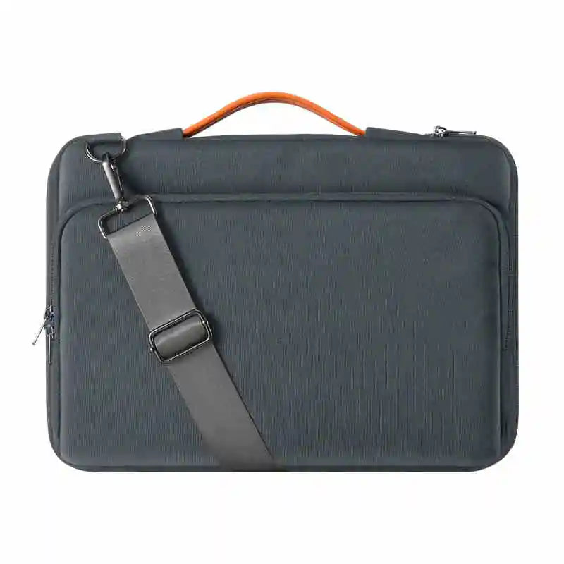 Dormin Shockproof Laptop Crossbody Bag – Protective Sleeve with Adjustable Strap & Handle for MacBook Air 13”, MateBook 14, Lenovo, Huawei