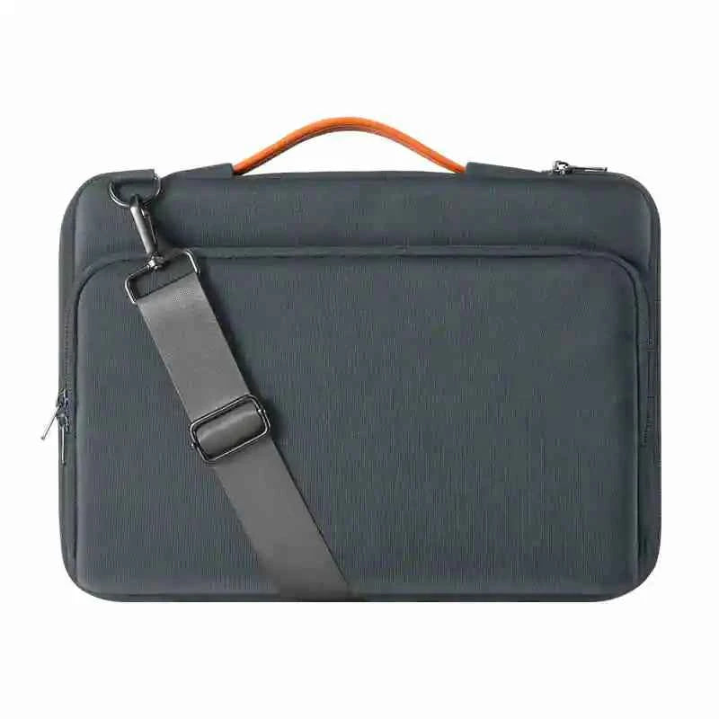 Dormin Shockproof Laptop Crossbody Bag – Protective Sleeve with Adjustable Strap & Handle for MacBook Air 13”, MateBook 14, Lenovo, Huawei