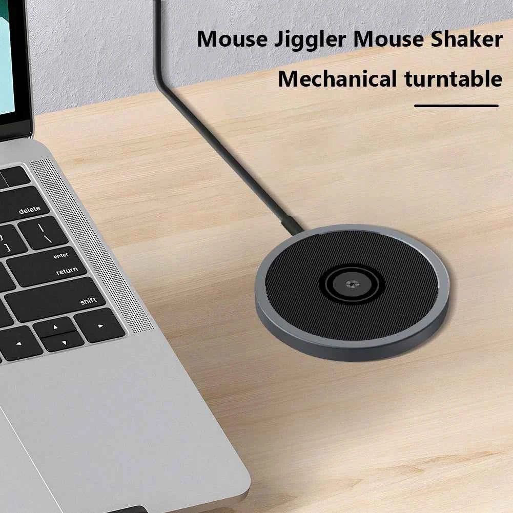Undetectable Mouse Jiggler Simulate Mouse Mover Ultra-Silent Automatic Mouse Wiggler Shaker for Laptop PC Computer Awaken Active