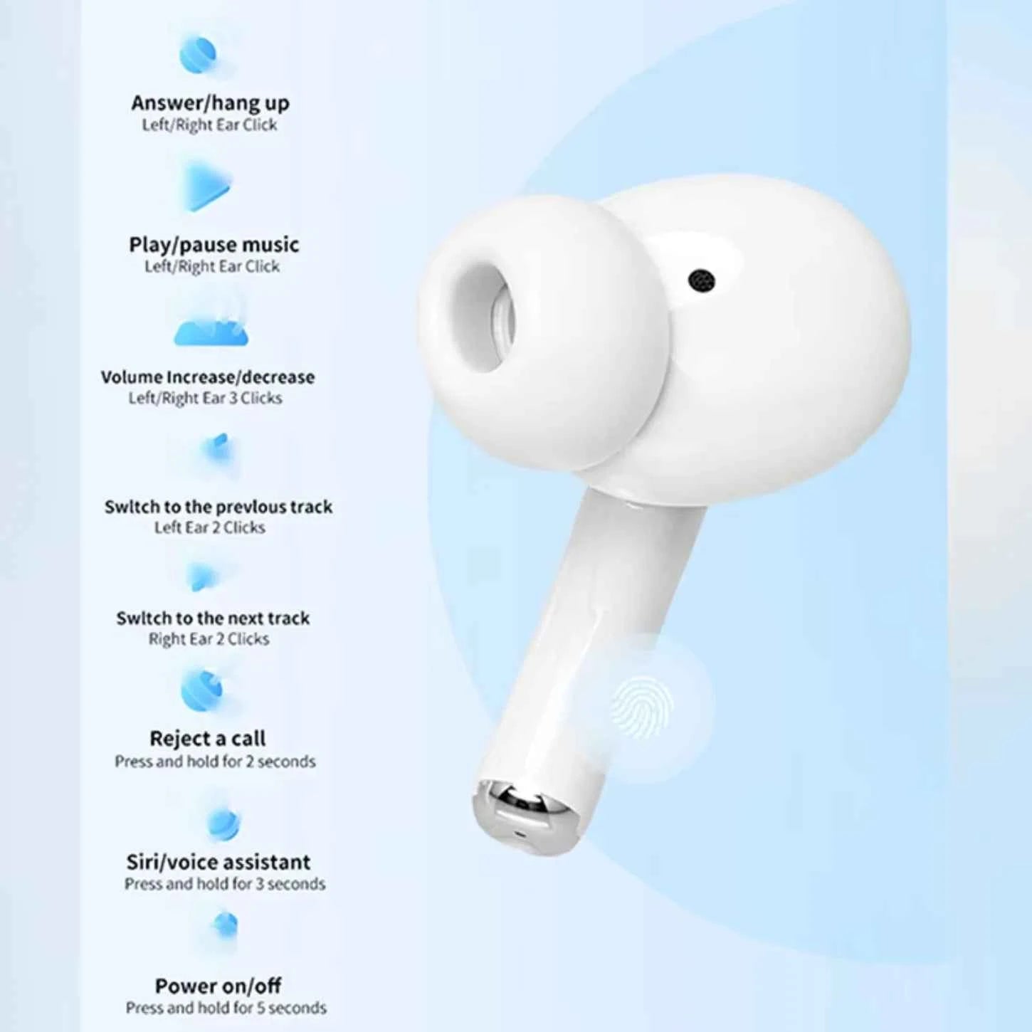 UEESFIT A5 TWS Bluetooth Earphones Hifi Sound Headphones Sport Headset True Wireless Earphones Noise Canceling Earbuds For Phone