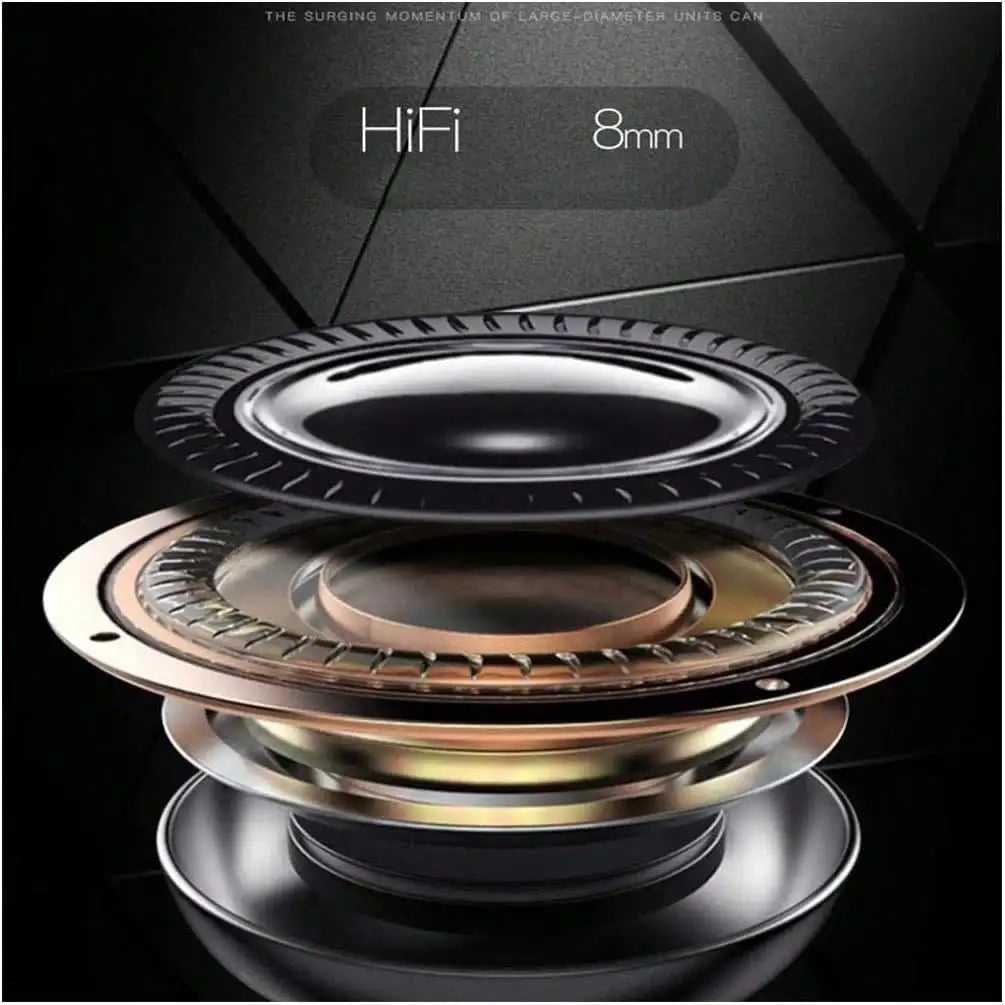 Bluetooth 5.3 Over-Ear Headphones, Active Noise Reduction, Subwoofer Bass, LED Light Design, Foldable Portable Wireless Headset for Gaming, Music, Sports, Phones & Computers
