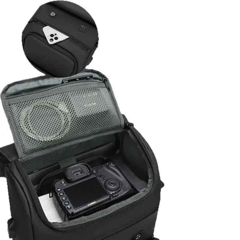 Camera bag - Large capacity double-shoulder photography bag - Camera backpack - Travel and outdoor photography bag