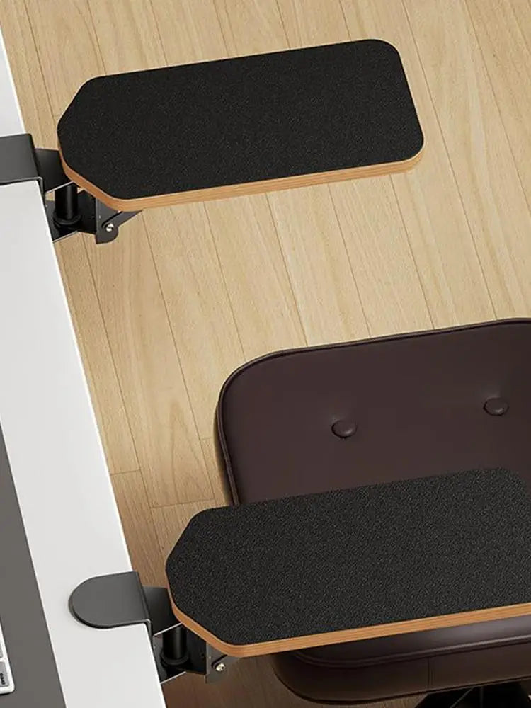 Arm Rest for Desk Computer Desk Arm Rest Pad 90 Degree Adjustable Folding Desk Arm Rest Wooden Wrist Support for Typing Work