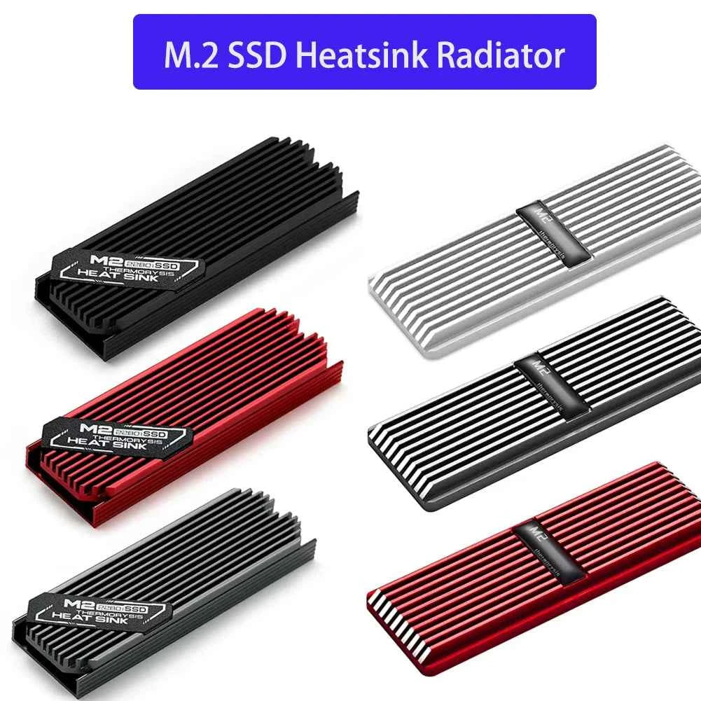 M.2 NVME 2280 Solid State Hard Disk Radiator Aluminum M.2 SSD Heat Sink M.2 SSD Cooler With Thermal Pad For PS5 Desktop PC