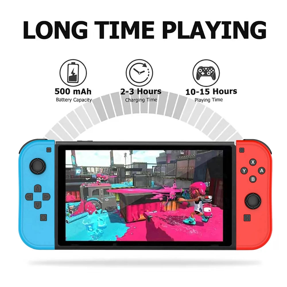 Joy Pad Joycons Gamepad for Nintendo Switch Joystick Bluetooth Wireless Game Controller Joystick with Trubo Video Game Consoles
