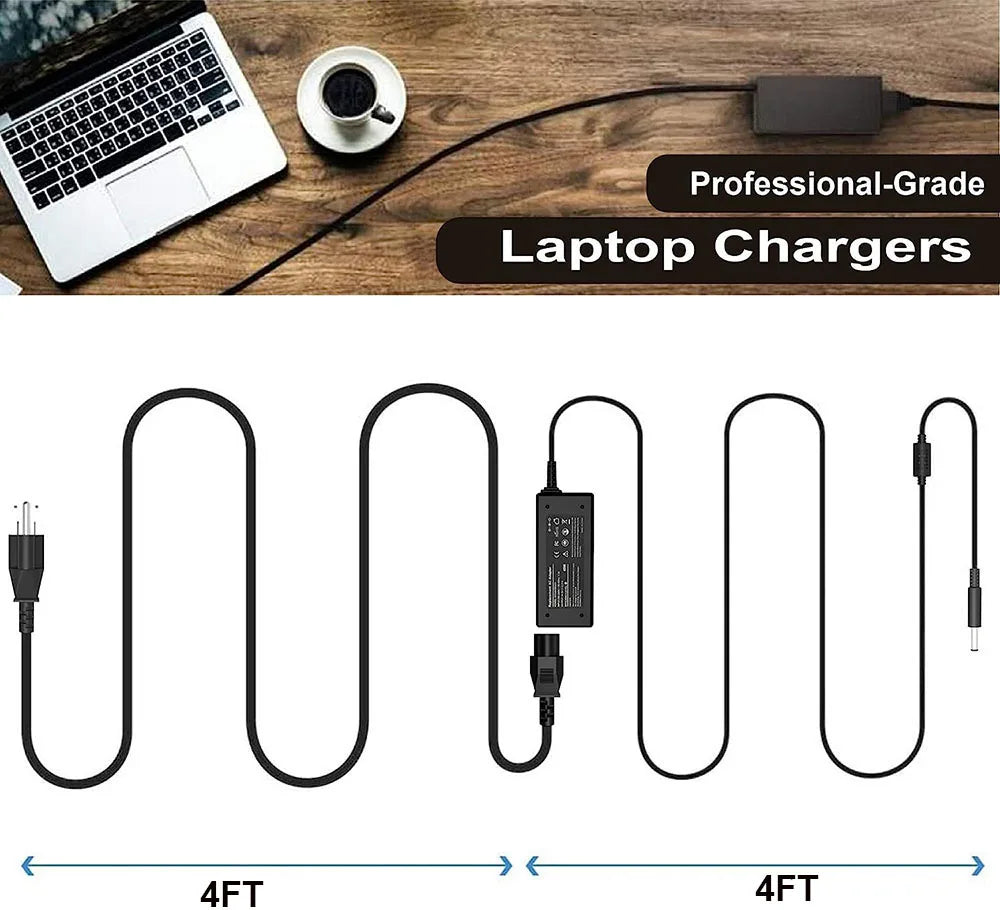 65W 45W Charger for Dell Laptop Inspiron 11/13/14/15/17 3000 5000 7000 Serie (3583 3593 5570) Latitude E5450 XPS 13 Adapter Powe