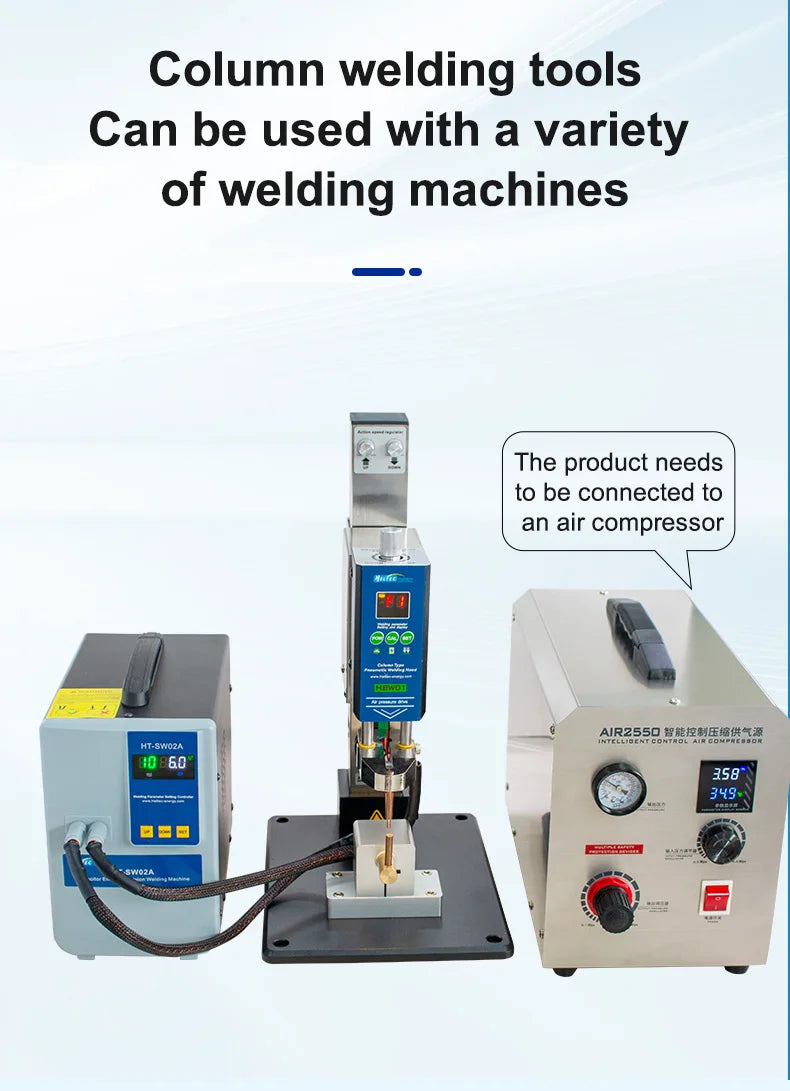 Heltec 21KW 36KW 42KW Capacitor Storage Battery Spot Welding Machine/Portable Small Spot Welder LED Display 0.5mm Thickness