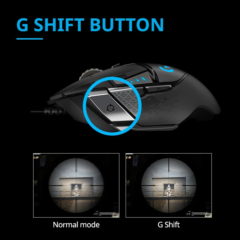 Original Logitech G502 HERO LIGHTSPEED Wired Gaming Mouse Wireless 2.4GHz HERO 25600DPI RGB Suitable For E-Sports Gamers Mouse