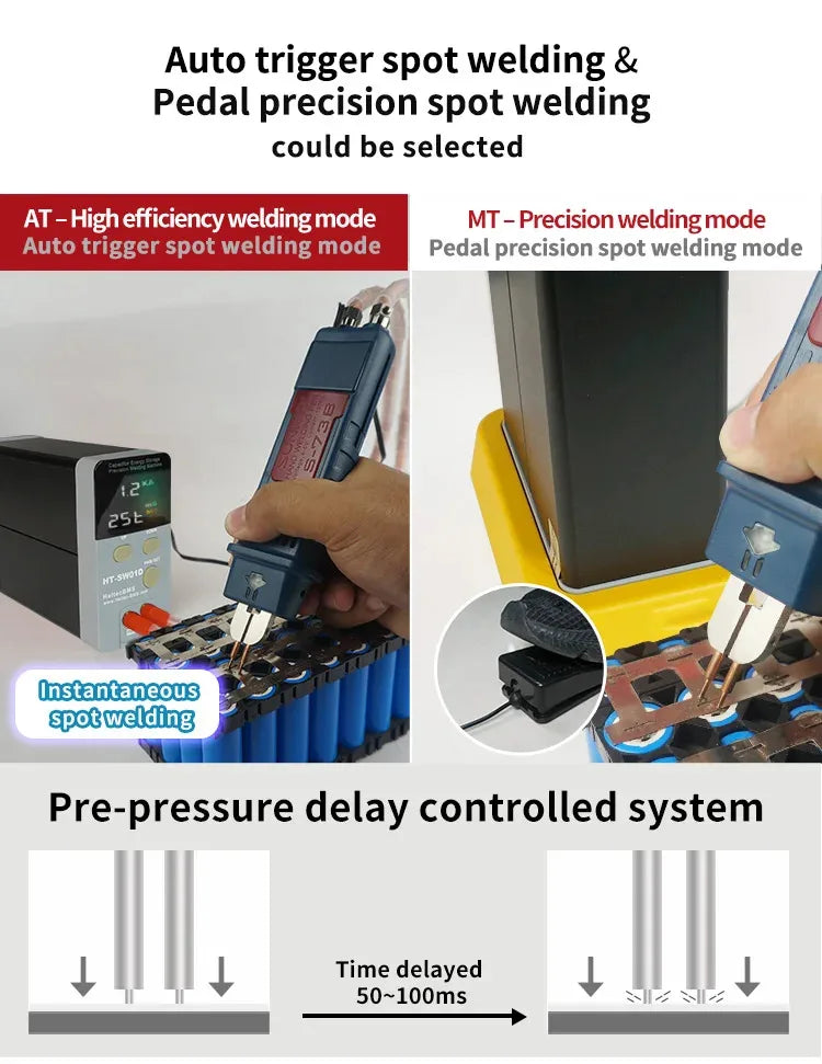 Energy Storage Capacitor Spot Welding Machine 11.6KW 14.5KW 21KW 42KW Battery Welder Spot Welder Pure Nickel Welding