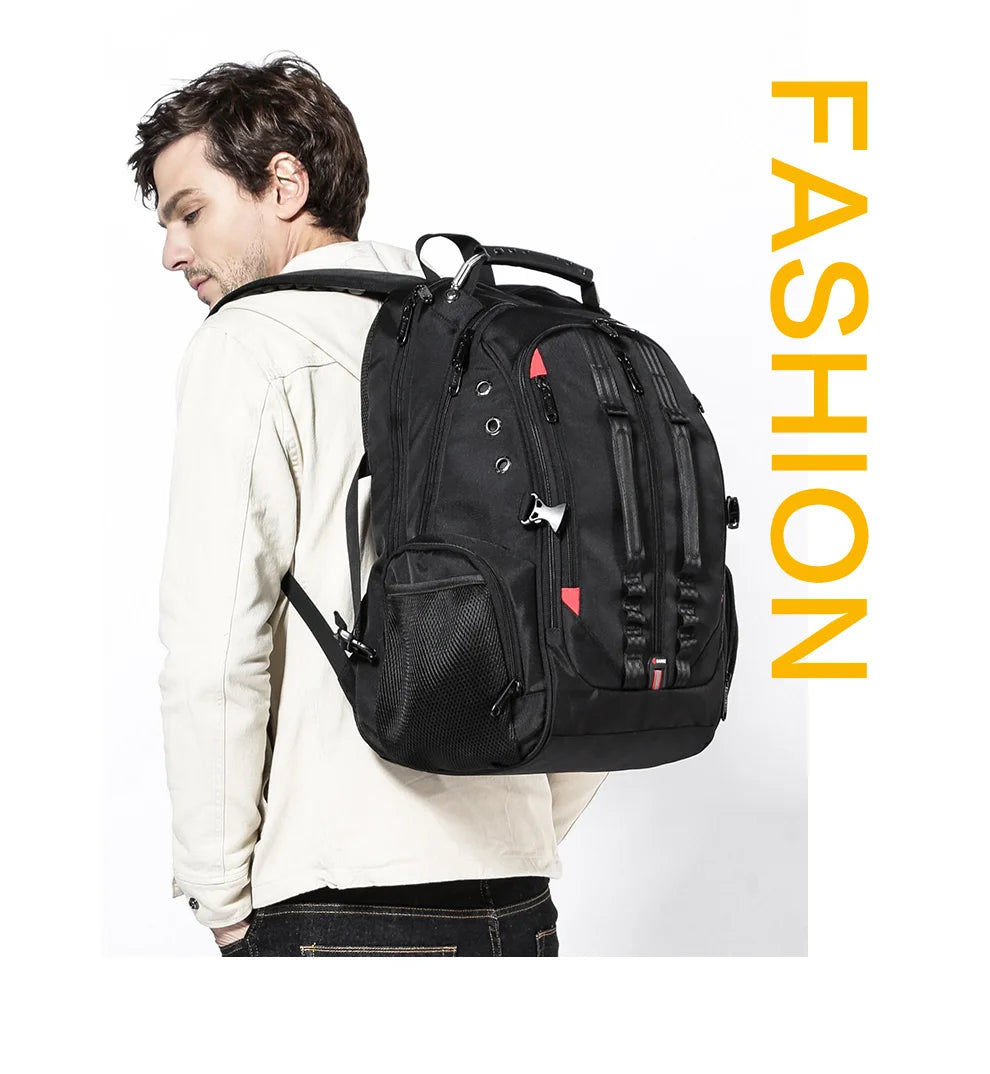 BANGE Large Multi-Function 40L Laptop Backpack 17 Inch Durable Travel Backpack School Bag For Teenagers with USB Recharging Port