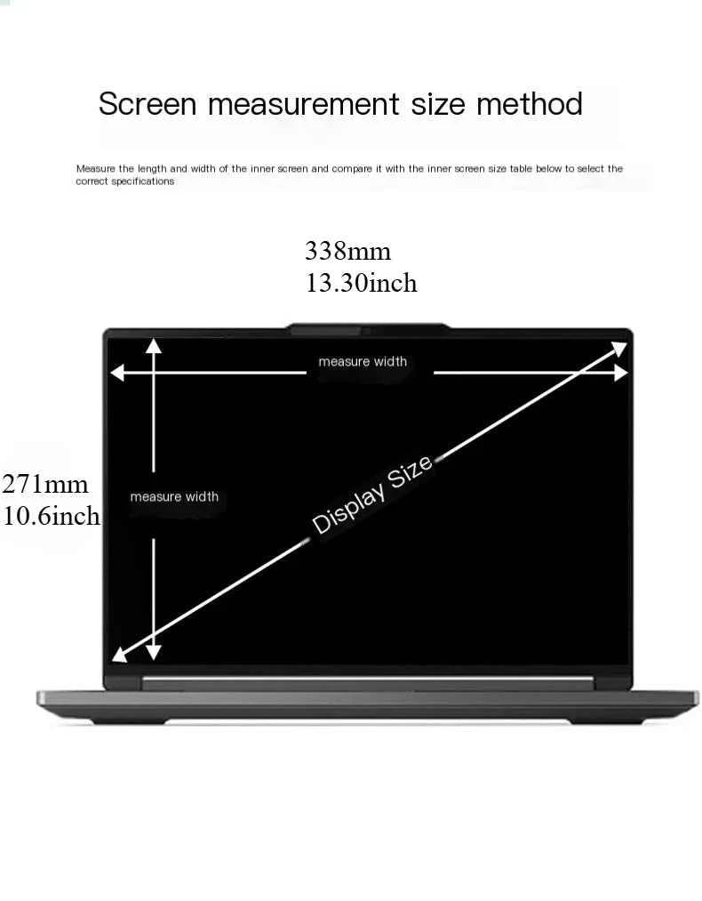 IFEW Laptop Privacy Screen Protector – Anti-Spy, Anti-Glare, Anti-Scratch Filter for Notebooks