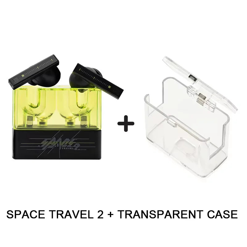 Moondrop Space Travel 2 HiFi Noise-Canceling TWS  Bluetooth 6.0 Compatibility Earphones with Great Call Quality