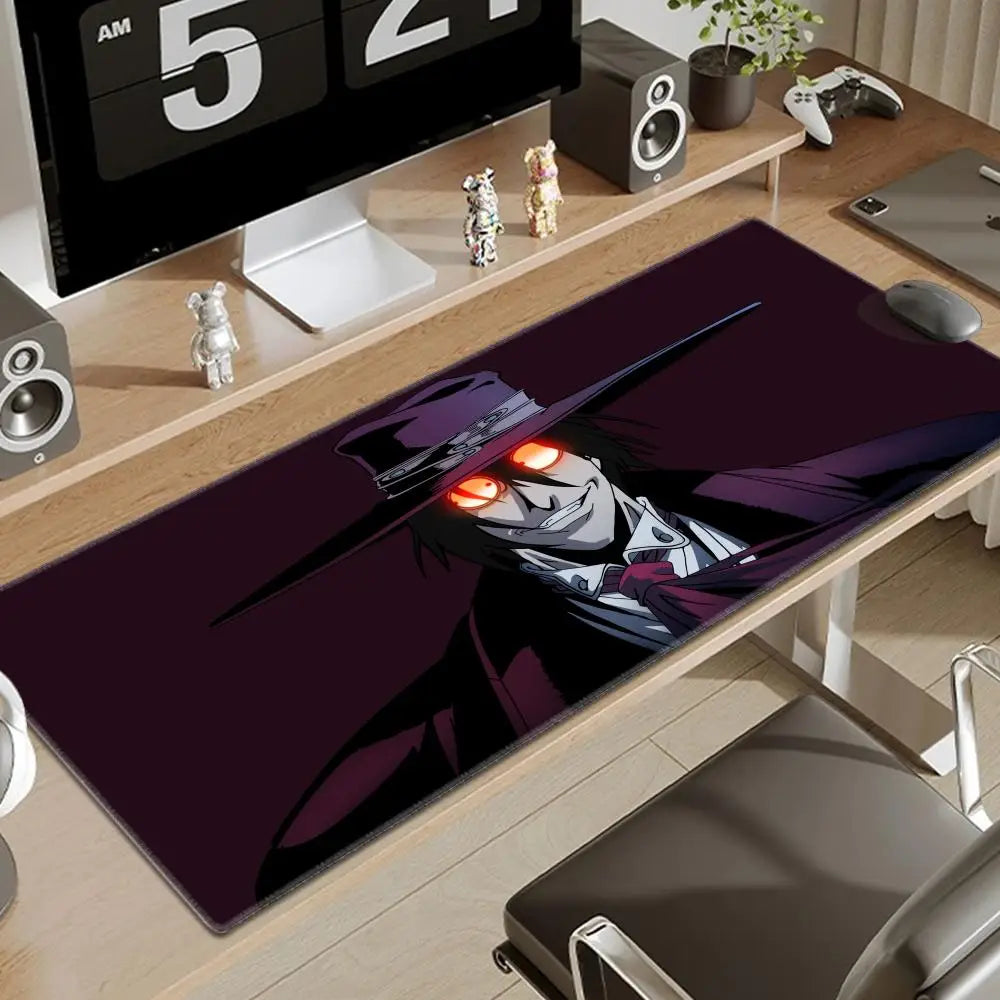 Anime Hellsing Alucard Mousepad Pad Gamer Carpet Computer Mouse Pad Anime Gaming mouse pad High Quality Game Mouse pad gift csgo
