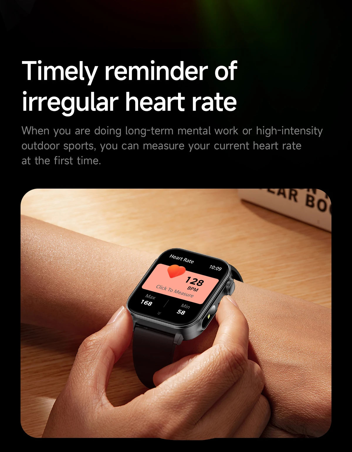 2025 New Smart Watch Men Women Type-C Charging Heart Rate LED Flashlight Bluetooth Call IP68 Waterproof SmartWatch for Android