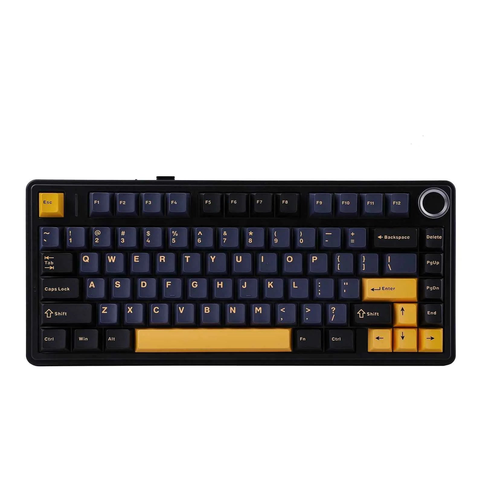 EPOMAKER x AULA F75 75% ANSI Layout Hot-Swap Wired/Bluetooth/2.4GHz Wireless Mechanical Keyboard With Multimedia Control Knob