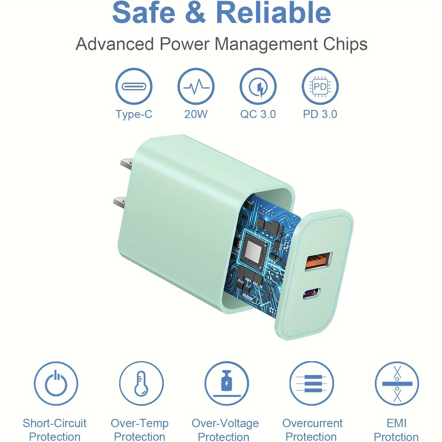 For iPhone16 Charger, 40W Dual Port Fast Charging Block With  6.6 FT USB C Cable For Phone 16/15/15 Pro/15 Pro Max/15 Plus, IPad