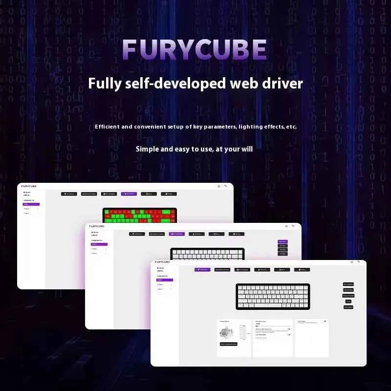 FURYCUBE M30HE Magnetic Switch Gaming Keyboard