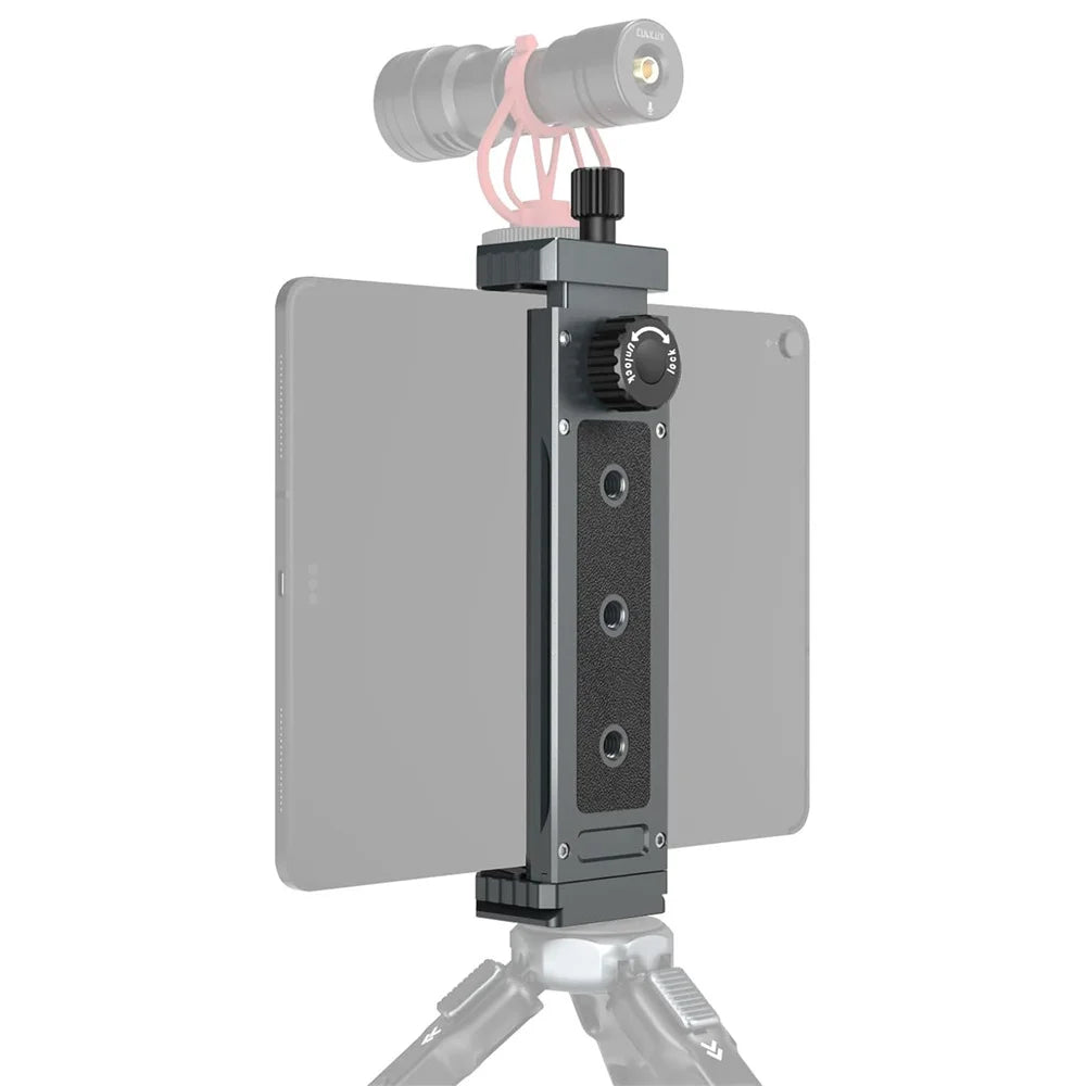 LEAPLIGHT Universal Aluminum Tablet Phone Stand Holder Clip Tripod Adjustable Bracket for Phones Ipro Tablets Tablet Holder