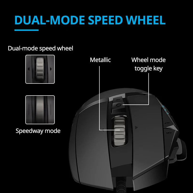 Original Logitech G502 HERO LIGHTSPEED Wired Gaming Mouse Wireless 2.4GHz HERO 25600DPI RGB Suitable For E-Sports Gamers Mouse