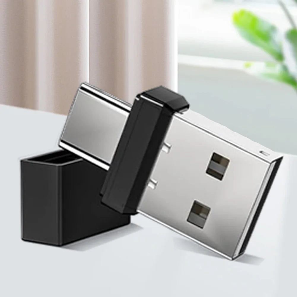 USB Type C 2 In 1 Mouse Mover Driver-Free Automatic Mouse Wiggler Prevent Laptop Entering Sleep Mini Mouse Shaker for Tablet PC