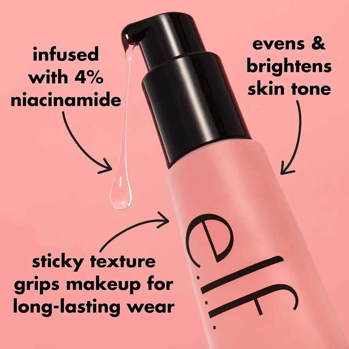 e.l.f. Power Grip Primer Gel-Based & Hydrating Face Primer For Smoothing Skin & Gripping Makeup Long-lasting Wear Moisturizing