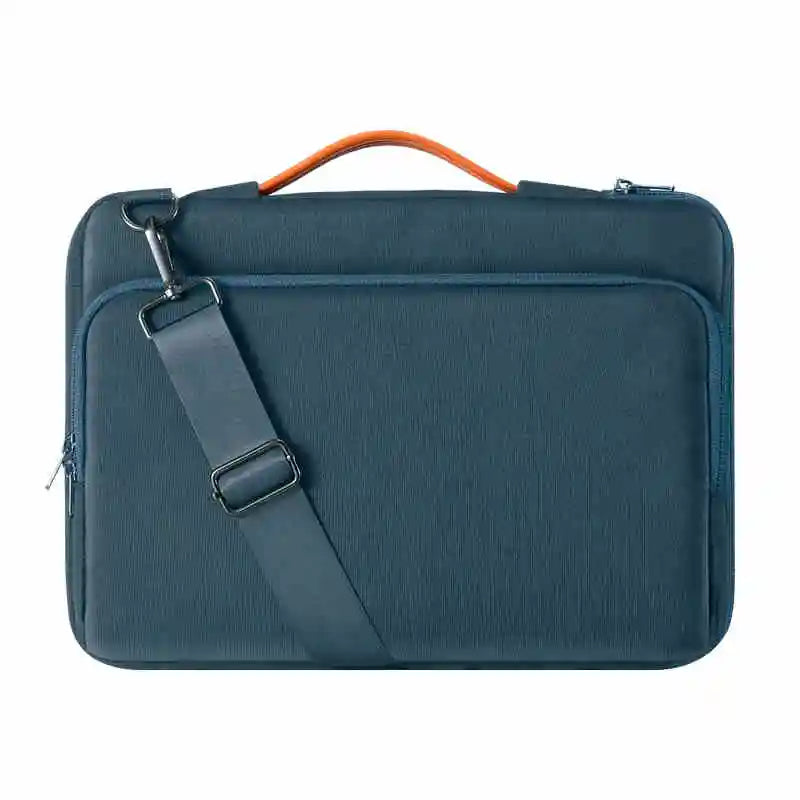 Dormin Shockproof Laptop Crossbody Bag – Protective Sleeve with Adjustable Strap & Handle for MacBook Air 13”, MateBook 14, Lenovo, Huawei