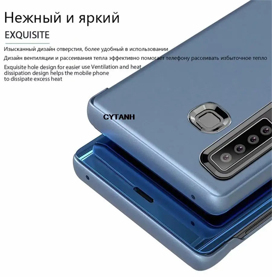 S26 Case Smart Mirror Leather Flip Magnetic Stand Cover For SamsungS26 Samsung Galaxy S 26 Plus Ultra S26Plus S26Ultra 5G shell