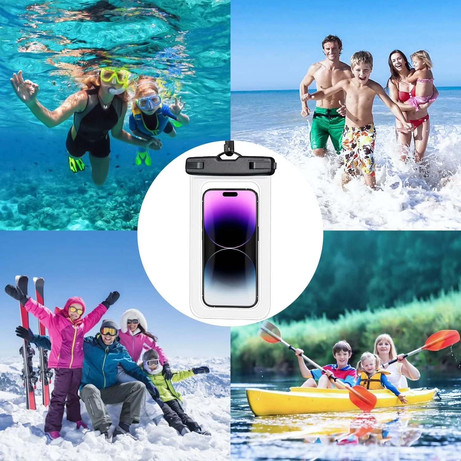 Waterproof Phone Case Swimming Bag Universal Underwater Protect Pouch Cover For iPhone 11 12 13 14 15 16 17 Pro Max Air