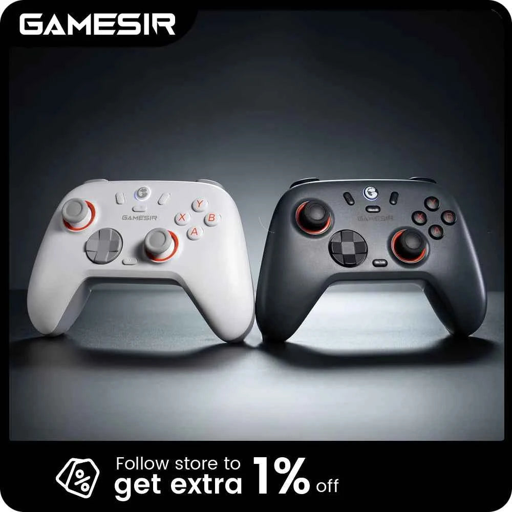 GameSir Nova Lite 2 Wireless Switch Controller, Hall Effect Gamepad for Nintendo Switch, PC, Steam, Android Phone, iPhone