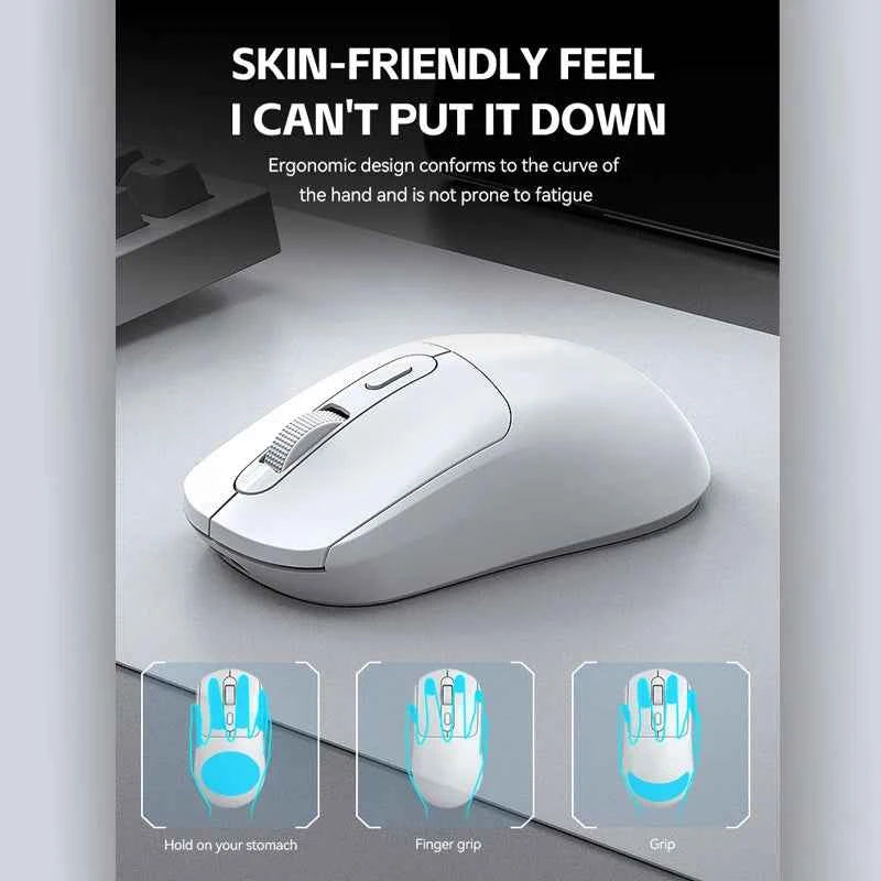 Warvank X8 Wireless Gaming Mouse 500mAh TYPE-C Rechargeable Mouse Suitable for Laptop Desktop Computers