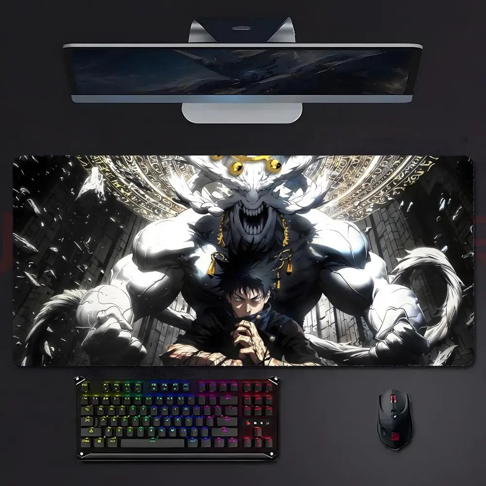 anime supernatural J-Jujutsu K-Kaisen Mouse Pad Mousepad Large Gaming LockEdge Thickened PC Table Desk Mat