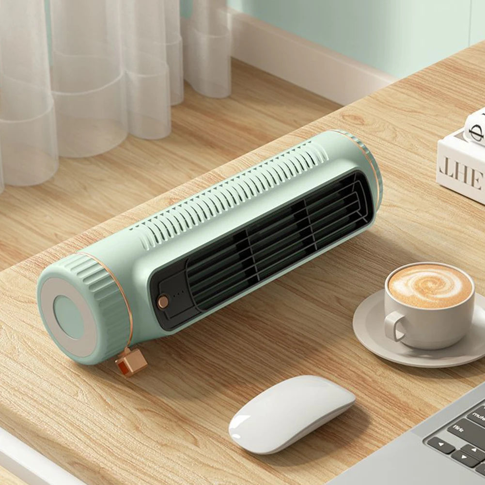 Tower Fan USB Charging Portable Air Conditioner Desktop Cooling Fan Electric Vertical Fan for Home Office