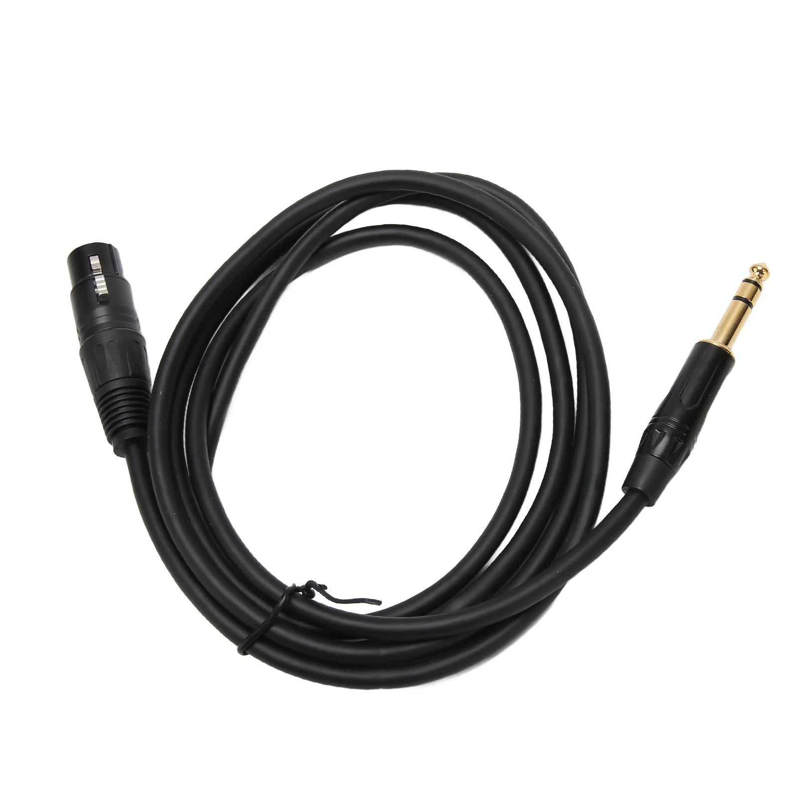 XLR Female To 1/4 Inch TRS Cable Low Latency XLR 3pin Female Cable Balanced Interconnect for 48V Phantom Power for Microphone