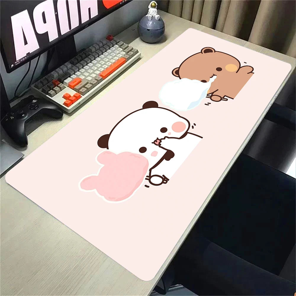 Bubu Dudu Gamer Deskmat Xxl Mouse Pad Anime Computer Table Mat Pc Gaming Accessories Mousepad Large Mats Office Mause Pads Setup