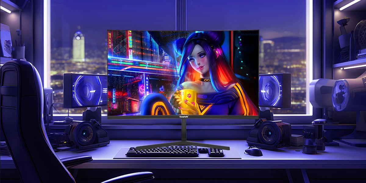 27 inch Curved Gaming Monitor,144Hz/180Hz PC Monitor Full HD 1080P, Frameless 1800R Computer Display with FreeSync DP, HDMI Port