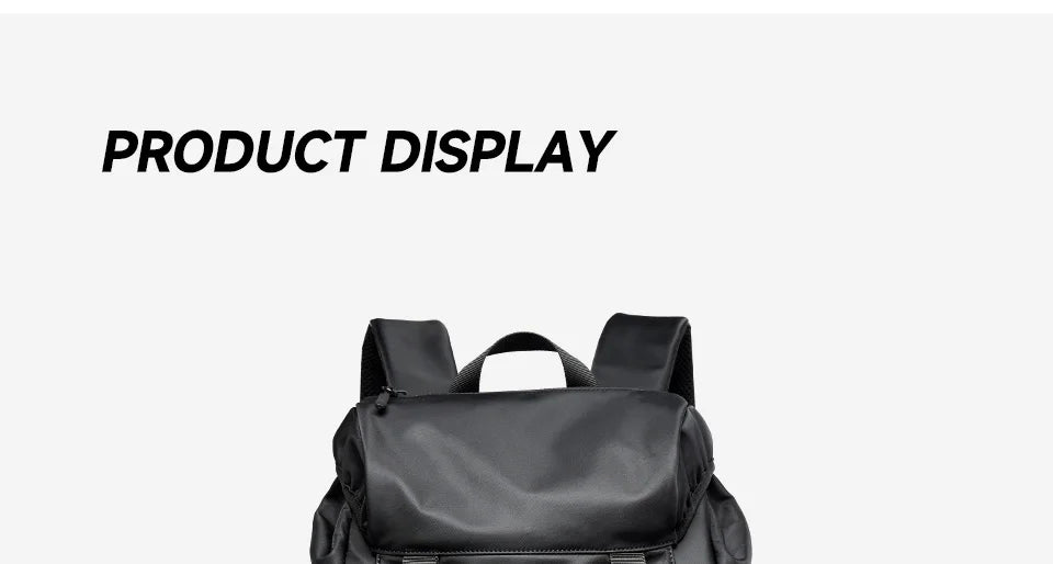 Large Capacity Laptop Backpack Travel Business Men Backpack  Oxford Waterproof With Anti-Theft Zipper Bag Fit Explorer Hiking