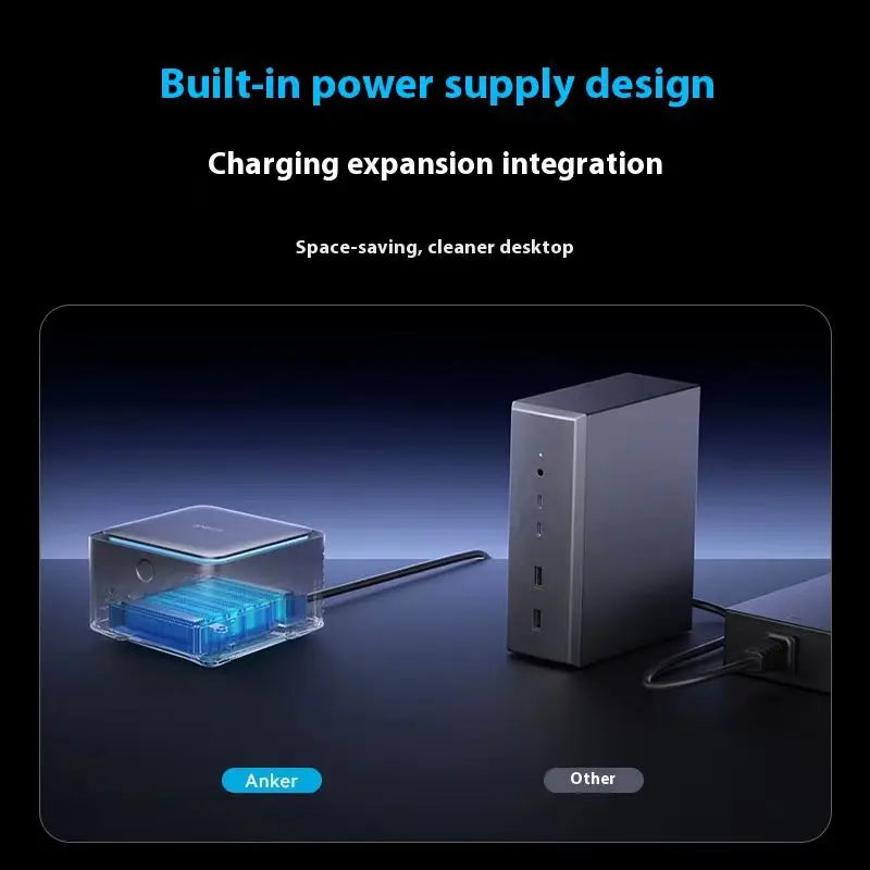 ANKER Prime TB5 Thunderbolt 5 Docking Station Dual 8K Triple Screen Display Type-C Expansion 120Gbps 14-in-1 for MacOS/Windows